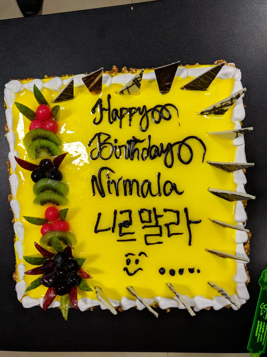 4th January 2019 – Ms.Nirmala's Birthday Celebration